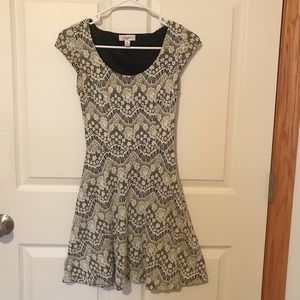 Candies | White Lacey Floral Dress